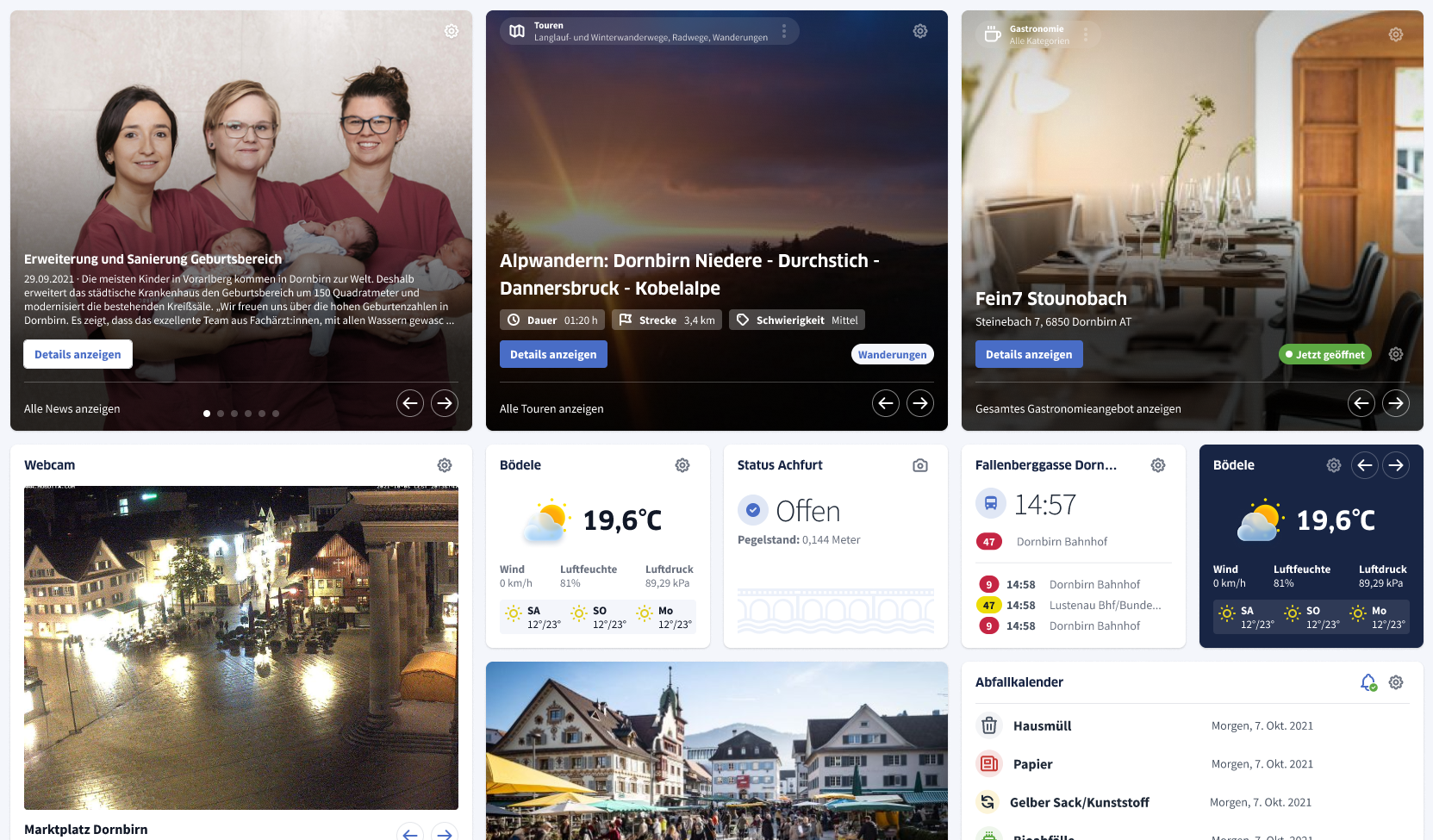 Dornbirn Live Dashboard